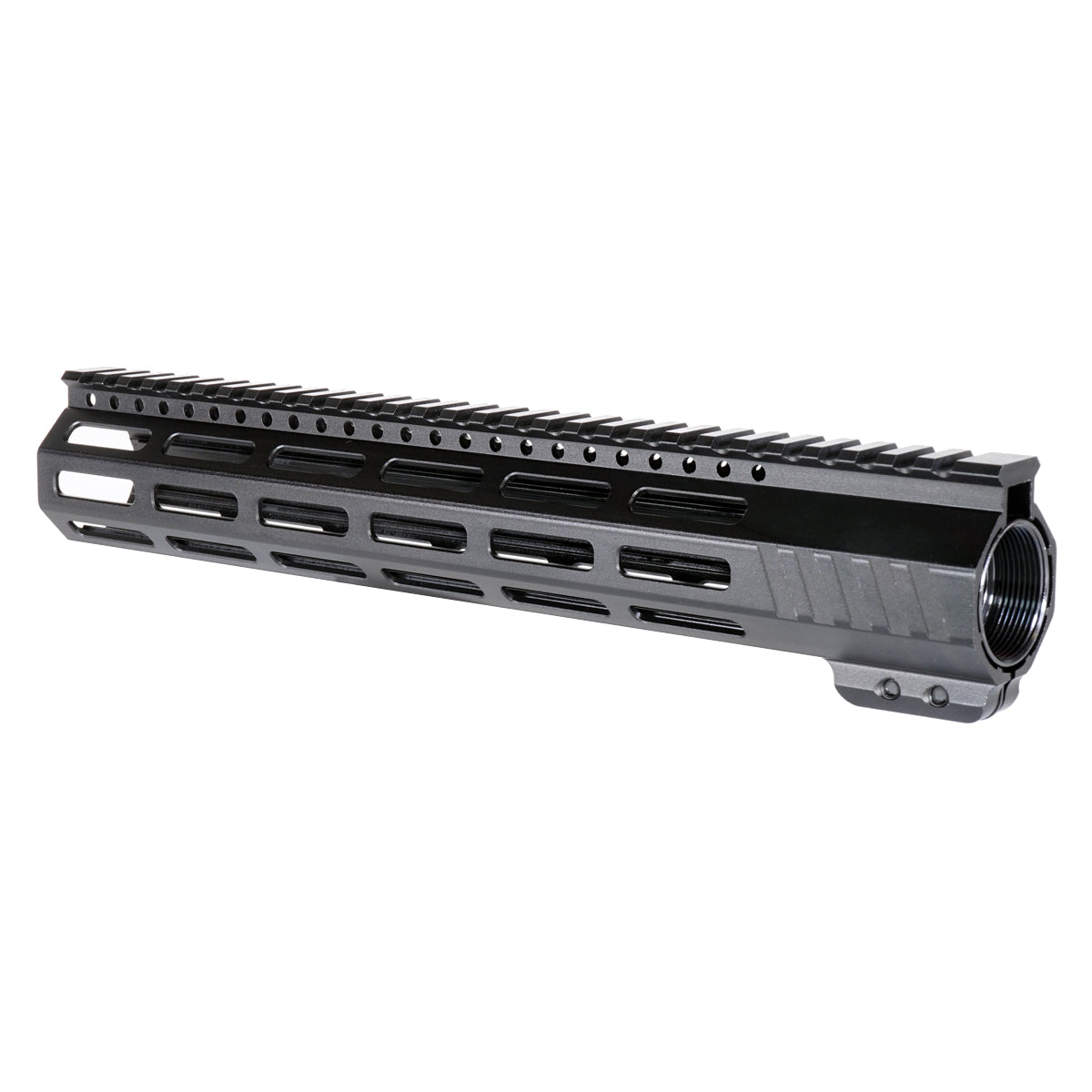 JE Machine AR-15 Ultra-Lightweight Minimalist Handguard 12" - No Anti-Rotation Tabs, M-LOK Compatible