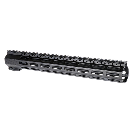 Protège-main minimaliste ultra-léger JE Machine AR-15 15", sans languettes anti-rotation, compatible M-LOK 