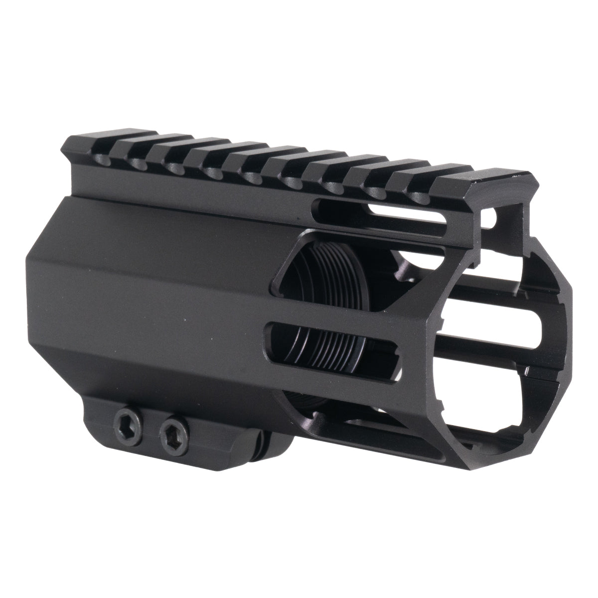 Davidson Defense AR-15 4″ M-LOK Free Float Handguard – Full Top Rail, Slim-Line (Black)