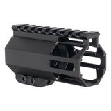 Davidson Defense AR-15 4″ M-LOK Free Float Handguard – Full Top Rail, Slim-Line (Black)