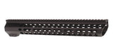 Protège-mains Davidson Defense Black Diamond Series « Executive » 12" M-Lok Slant Pro - Fabriqué aux États-Unis