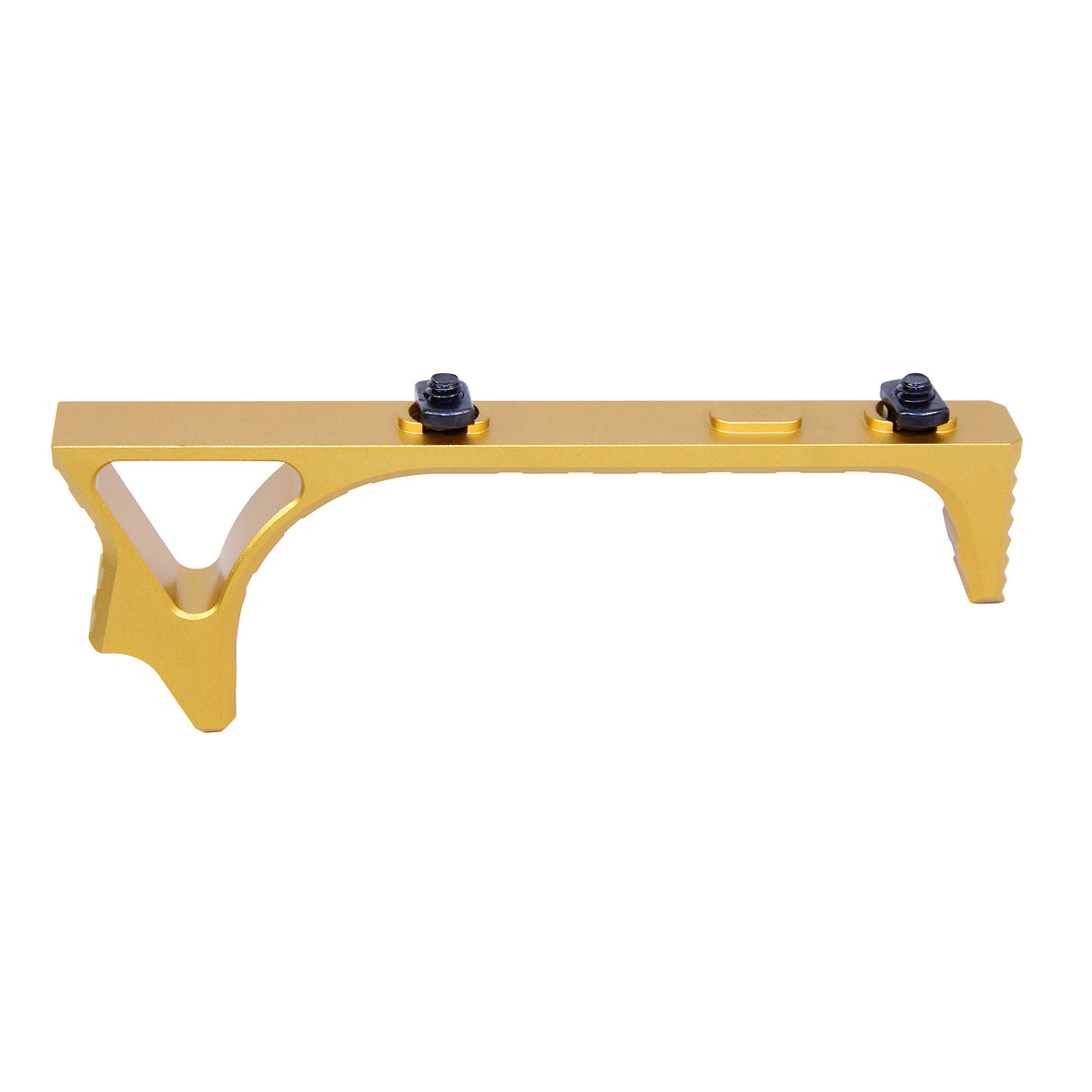 Guntec Ultralight Skeletonized Angled Grip for M-LOK in Gold