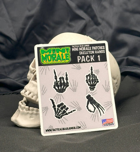 Stickers - Mini Morale - Skeleton Hands Pack 1, alternate view 2