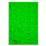 Mini Morale - Laser Cut 'Outta This World' Pack - Glow in the Dark, alternate view 2
