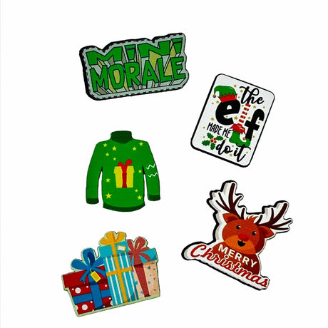 Tactical Gear Junkie Mini Morale Christmas Nice Patch Pack 1, alternate view 2