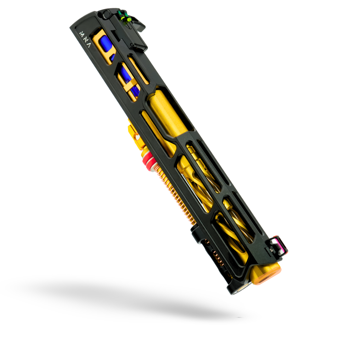 MNA Project Stratos Pre-Upgraded Tokyo Marui Hi-CAPA 5.1 Slide Assembly in Black, alternate view 7