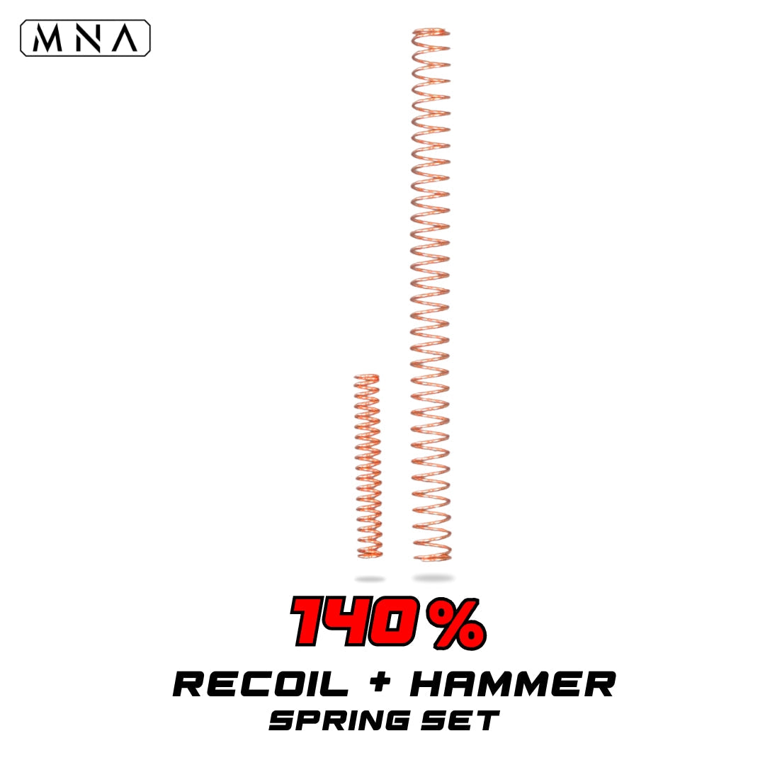 MNA 140% Recoil & Hammer Spring Set for Tokyo Marui Hi-CAPA 5.1