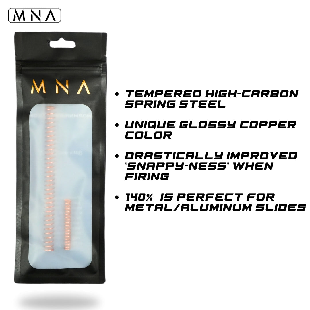 MNA 140% Recoil & Hammer Spring Set for Tokyo Marui Hi-CAPA 5.1, alternate view 2