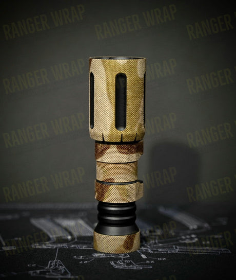 Modlite 18350 Body - Weapon Light Wrap in Cordura Fabric in Desert Tiger Stripe, alternate view 2