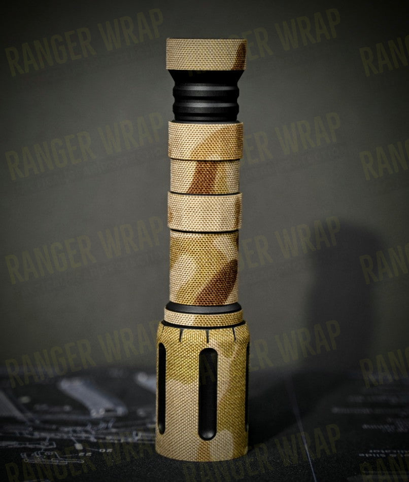 Modlite 18650 Body - Weapon Light Wrap in Cordura Fabric in Multicam
