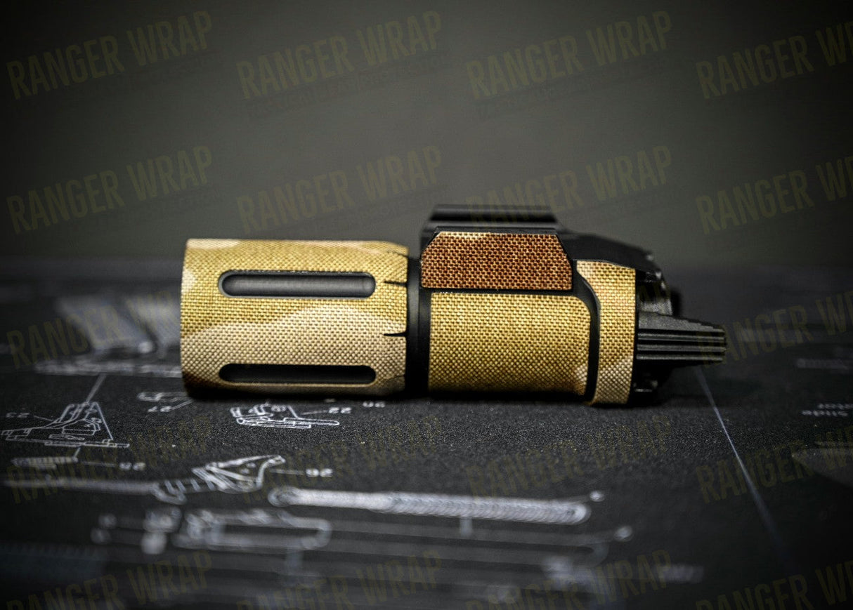 Modlite PL350 - Weapon Light Wrap in Cordura Fabric in Desert Tiger Stripe, alternate view 4