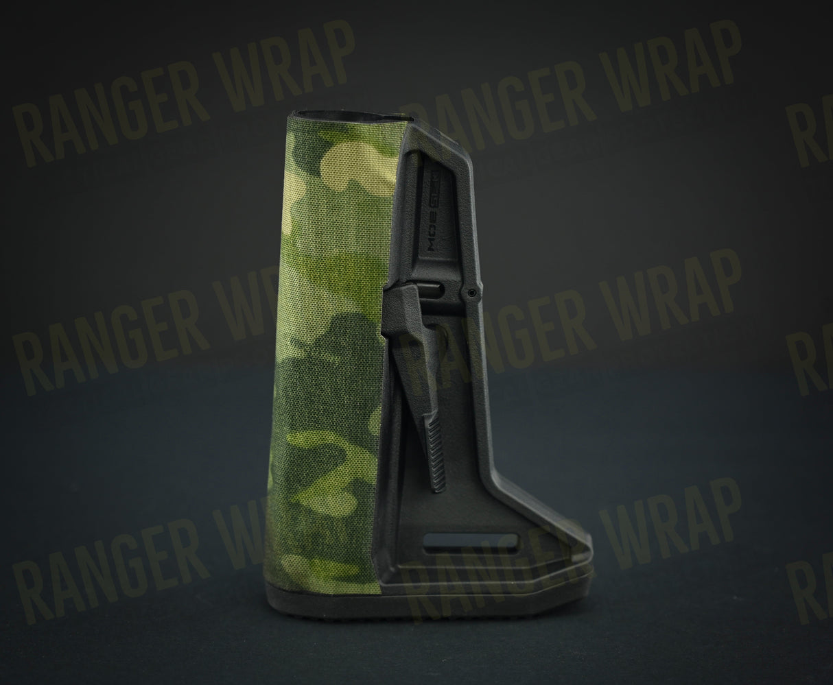 Magpul MOE SL-K Carbine Stock - in Cordura Fabric in Black Multicam, alternate view 2