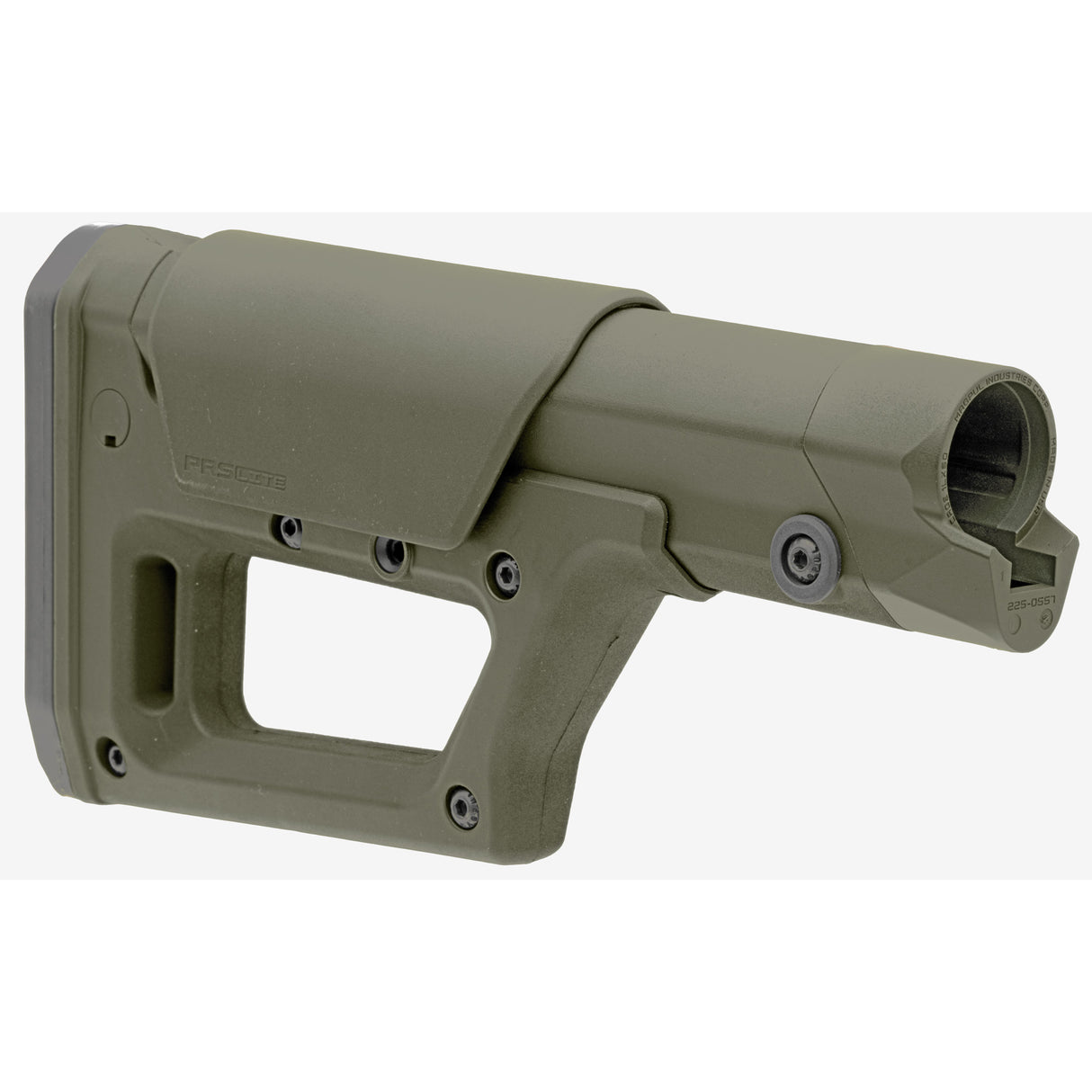 Magpul PRS Lite adjustable stock for AR15 and AR10 platforms in OD green