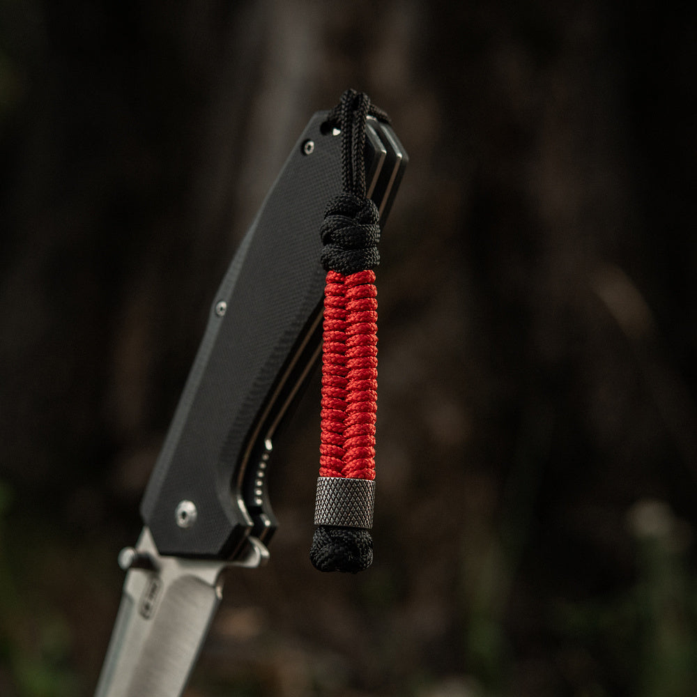 M-Tac Knife Lanyard Fish & Cylindre in Black, alternate view 12