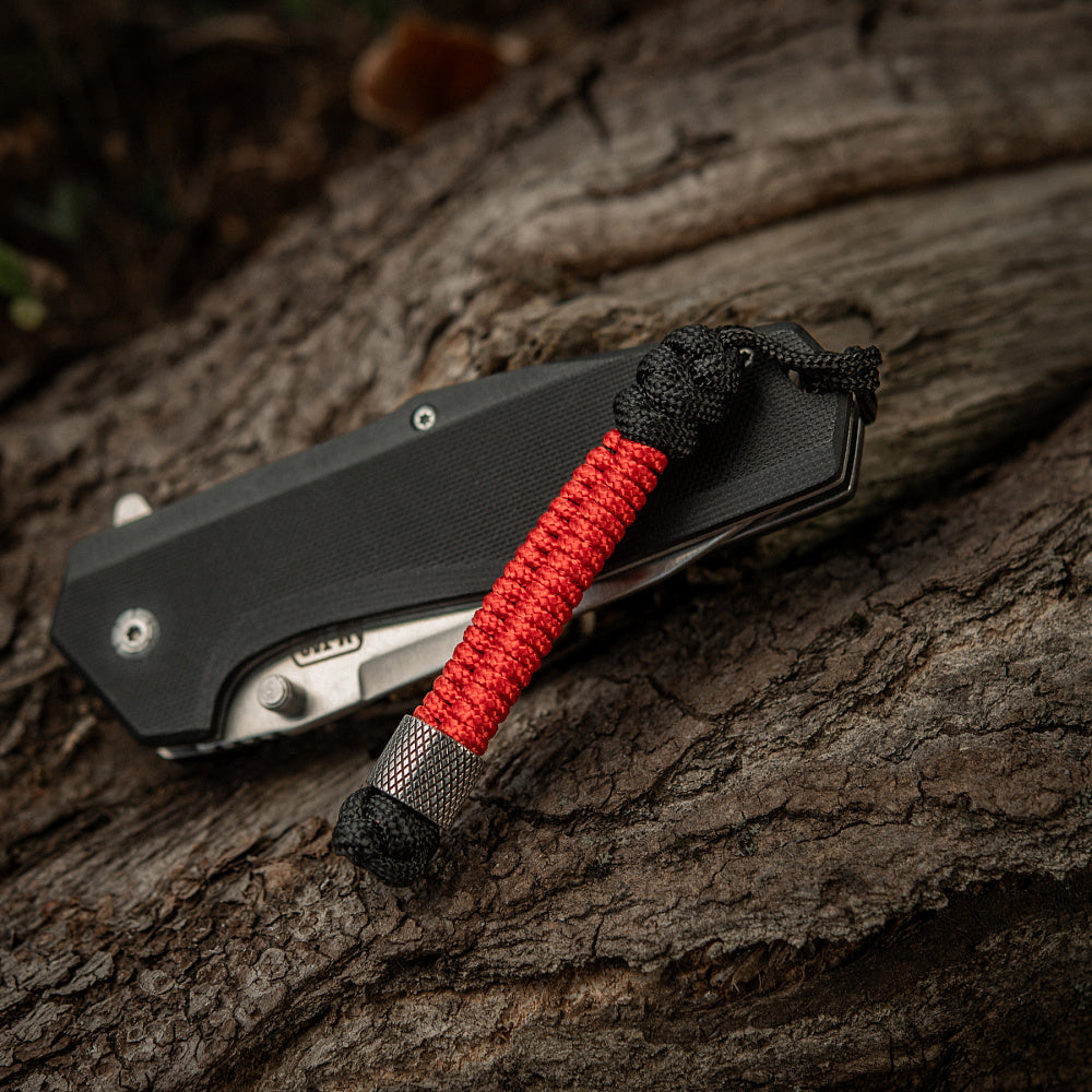 M-Tac Knife Lanyard Fish & Cylindre in Black, alternate view 17