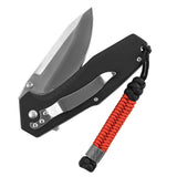 M-Tac Knife Lanyard Fish & Cylindre in Black, alternate view 8