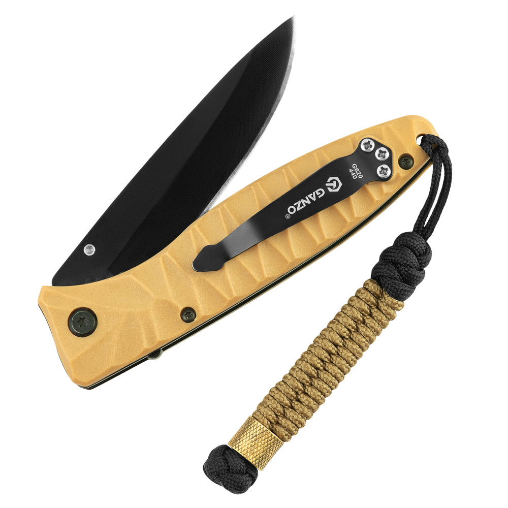 M-Tac Knife Lanyard Fish & Cylindre in Black, alternate view 20