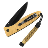 M-Tac Knife Lanyard Fish & Cylindre in Black, alternate view 20