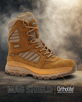 MAG SHIELD Suede Leather 8" Work Boot SZ WP in Coyote, alternate view 8
