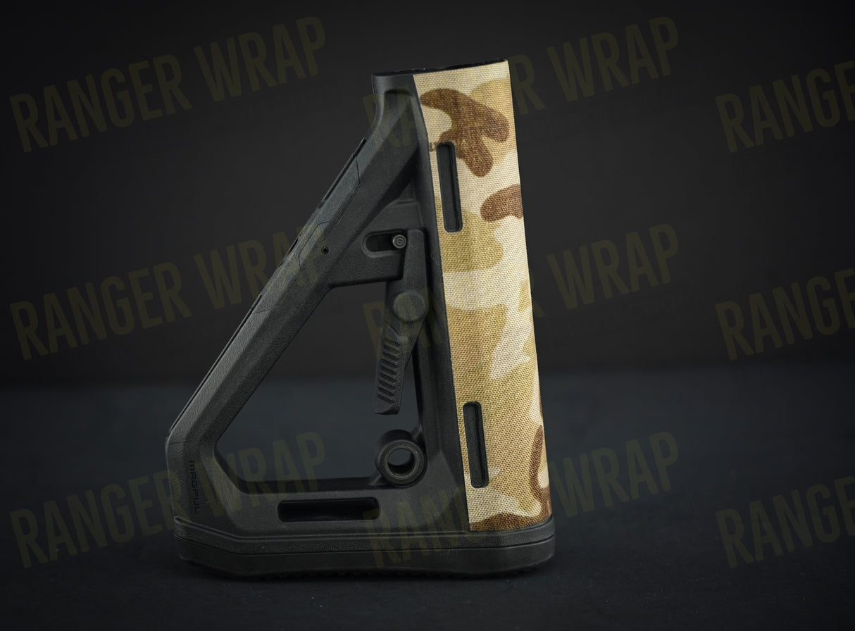 Magpul DT Carbine Stock Wrap - in Cordura Fabric in Black Multicam, alternate view 2