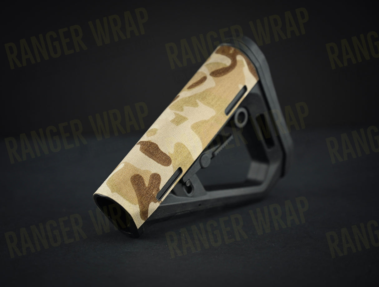 Magpul DT Carbine Stock Wrap - in Cordura Fabric in Arid Multicam, alternate view 3