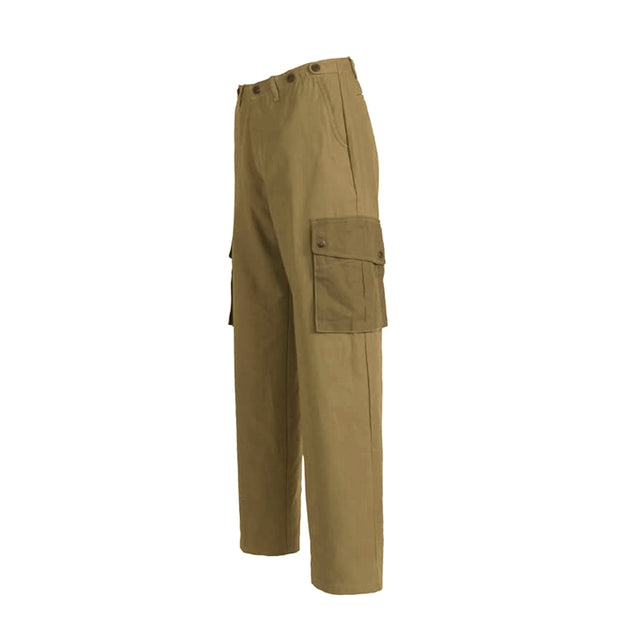 PIR Vintage Style Military Cargo Pants - Yarborough in Olive
