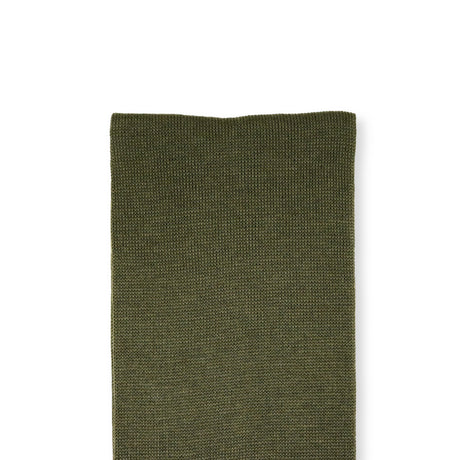 Knitted Wool Scarf in Navy, alternate view 2