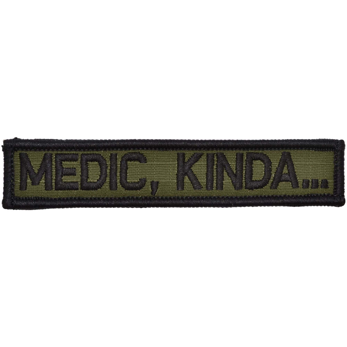 Medic, Kinda... - 1x5 Patch in Red w/ White, alternate view 6