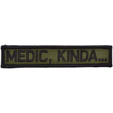 Medic, Kinda... - 1x5 Patch in Red w/ White, alternate view 6