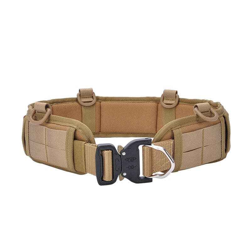Raven Supply Padded Adjustable Waist Belt Set in Khaki