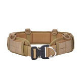 Raven Supply Padded Adjustable Waist Belt Set in Khaki
