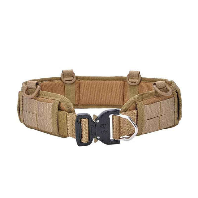 Raven Supply Padded Adjustable Waist Belt Set in Khaki