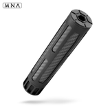 MNA Illusion™ Carbon Fiber & Aluminum QD Airsoft Suppressor, Twill Carbon Fiber, Pro-Baffle, alternate view 3