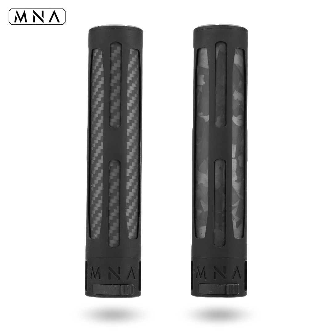 MNA Illusion™ Carbon Fiber & Aluminum QD Airsoft Suppressor, Twill Carbon Fiber, Reinforced