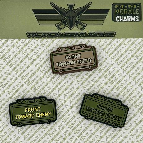 Tactical Gear Junkie Claymore Mine Shoe Charms - Set of 3, alternate view 2