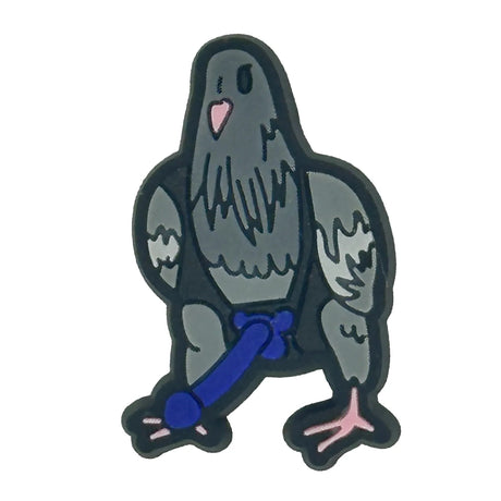 Tactical Gear Junkie Warning Pigeon Shoe Charm - Single