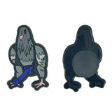 Tactical Gear Junkie Warning Pigeon Shoe Charm - Single, alternate view 2