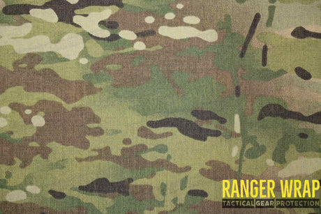 RangerWrap Sheet SMALL (S) Size (6" x 12") - Adhesive-Backed Cordura Fabric in Multicam