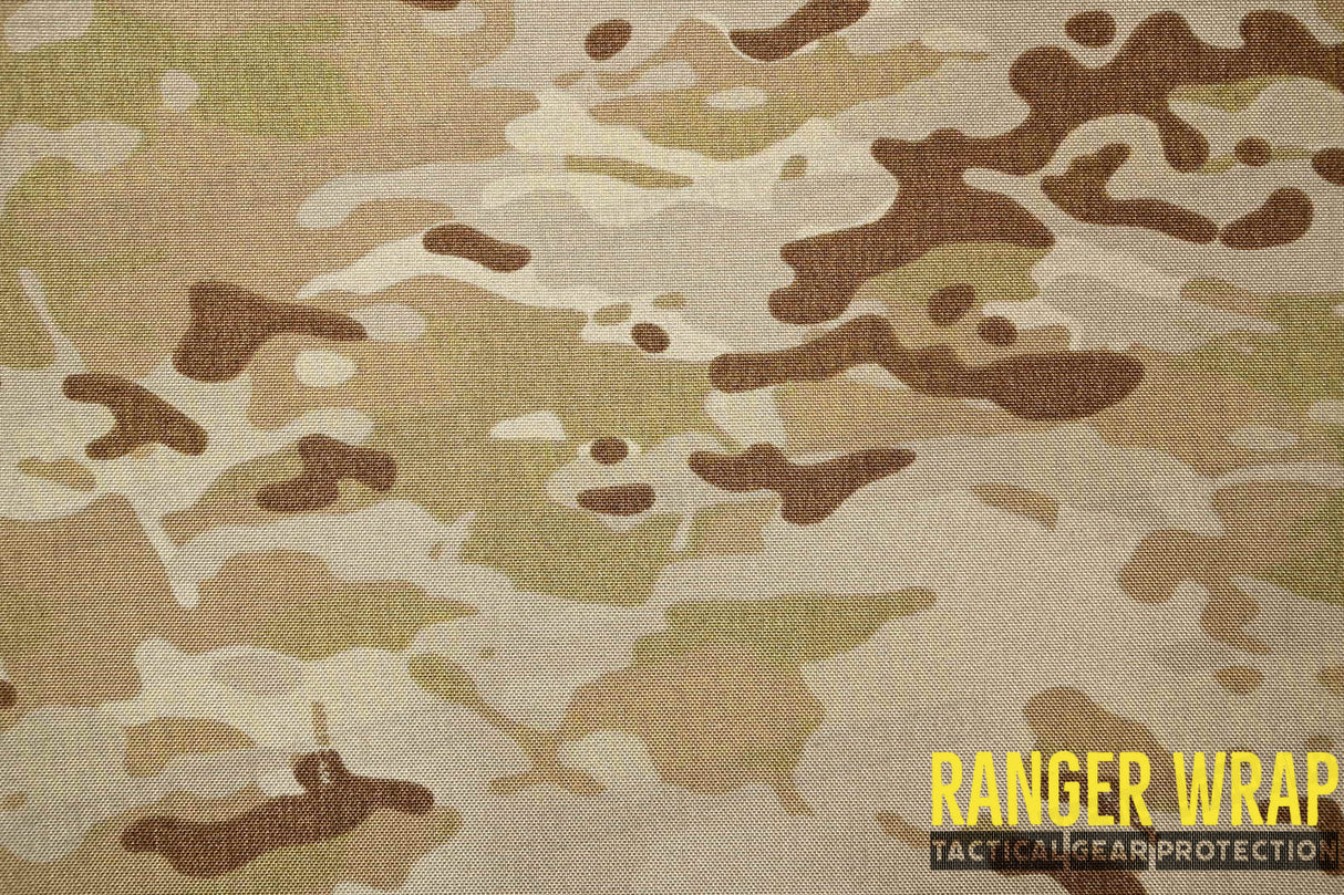 RangerWrap Sheet LARGE (L) Size (12" x 24") - Adhesive-Backed Cordura Fabric in Arid Multicam, alternate view 3