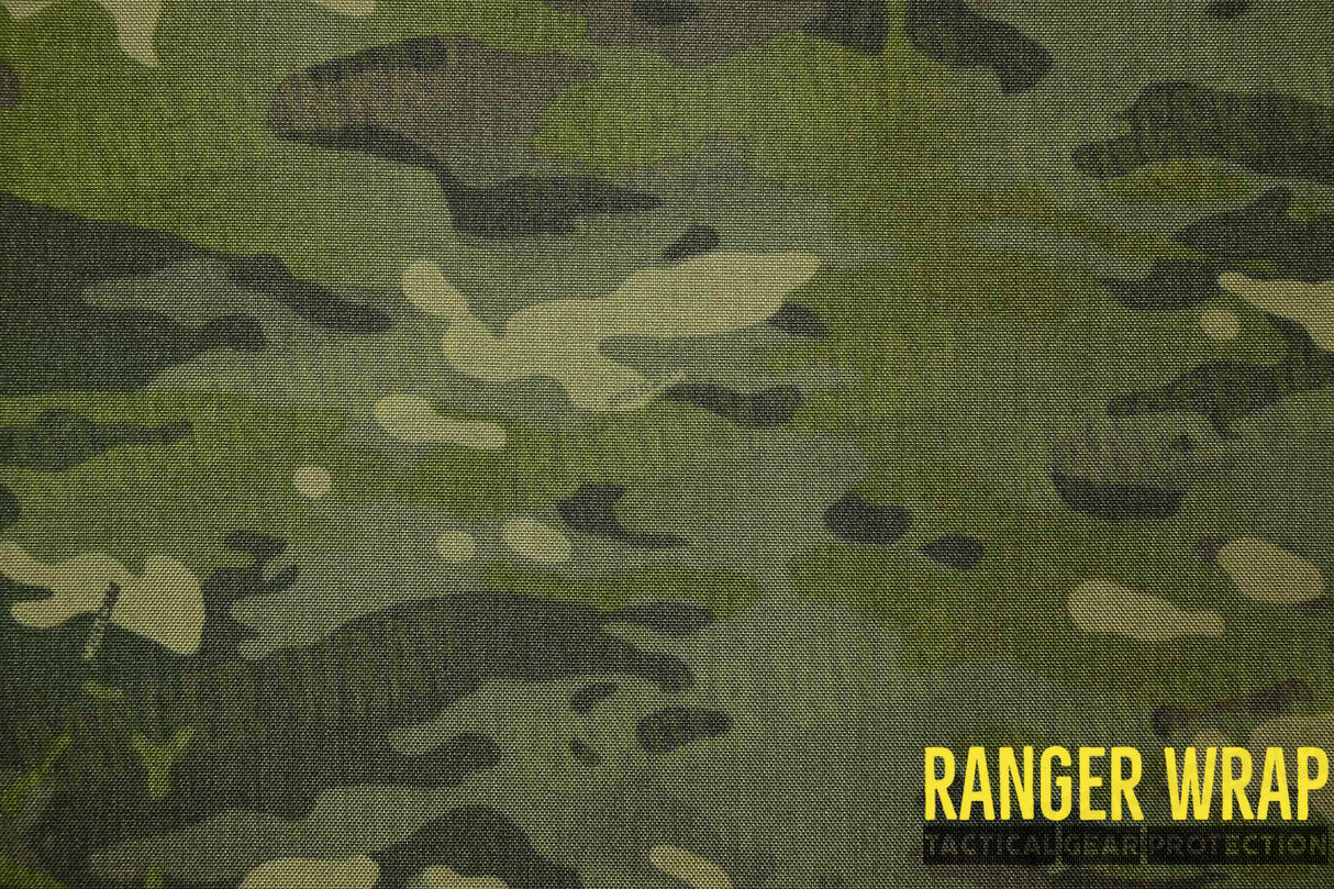 RangerWrap Sheet SMALL (S) Size (6" x 12") - Adhesive-Backed Cordura Fabric in Tropic Multicam, alternate view 4