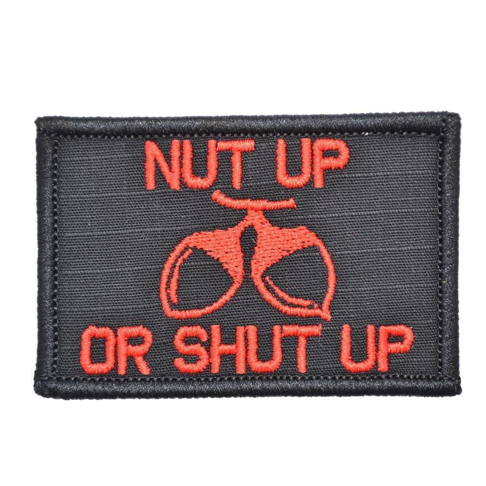 Tactical Gear Junkie Nut Up or Shut Up 2x3 Patch in MultiCam, alternate view 6