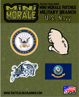 Tactical Gear Junkie Mini Morale U.S. Navy Sticker Pack