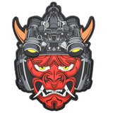 Tactical Oni Samurai with Night Vision Goggles PVC Patch - Unleash Fear and Strength, alternate view 3