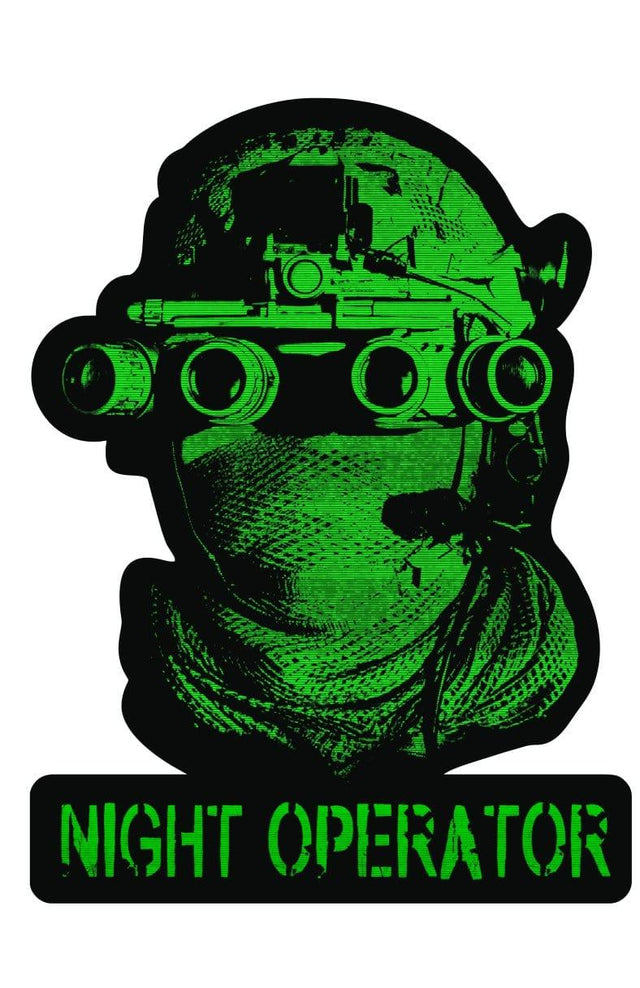 Tactical Gear Junkie Night Operator 4 Inch Sticker