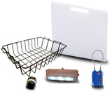 Accessory Kit - Divider/Cutting Board, Basket, Lock, Light, & Plug for 30 Quart Coolers