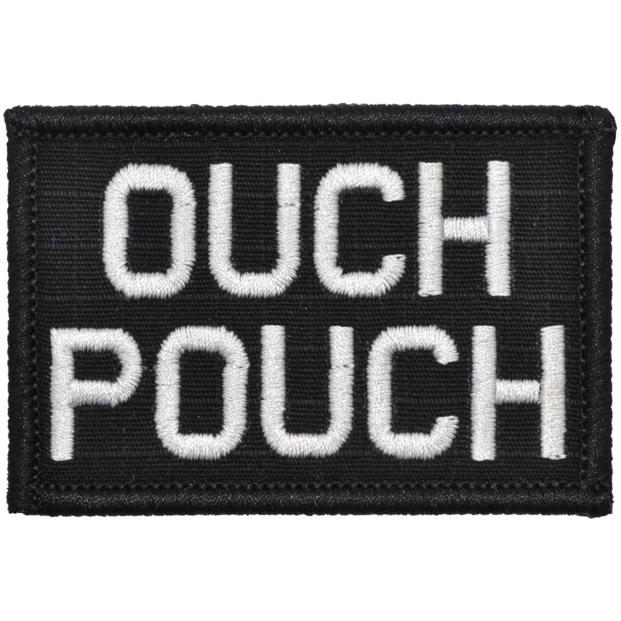 Ouch Pouch - 2x3 Patch in Black