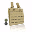 Valken Multi Rifle Double Magazine Pouch - Laser Cut – Dessert/Tan