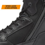 STEALTH FORCE 8" Tactical Boot SZ WP in Black, alternate view 3
