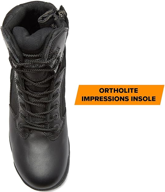 STEALTH FORCE 8" Tactical Boot SZ WP in Black, alternate view 4