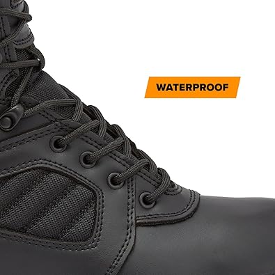 MAG LYNX 8" Police & Law Enforcement Tactical Boot SZ WP in Black, alternate view 3